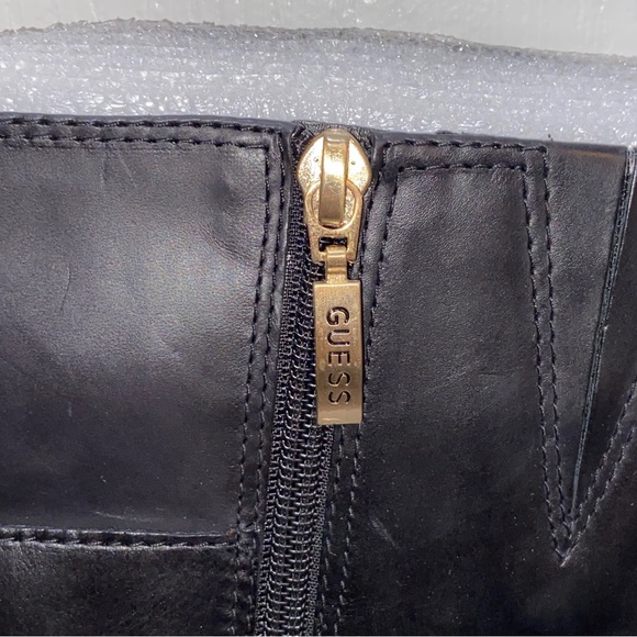 Guess by Marciano Black Leather Boots-$90 - Picture 4 of 9
